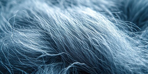 Wall Mural - Soft Wool Fiber Macro
