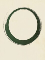 Leinwandbilder - circular recycling loop symbolizing sustainable consumption and eco friendly practices in minimalist
