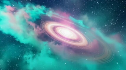 Wall Mural - starlit voyage through a stunning universe of celestial wonders - hd video 1080p
