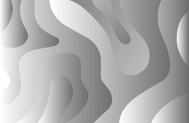 Poster - Background gray shape image for multipurpose used