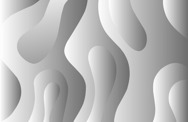 Poster - Background gray shape image for multipurpose used