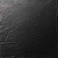 Poster - Dark Slate Texture: A Close-Up View of Natural Stone with Cracks and a Rough, Elegant Surface