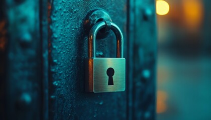 Poster - Secure login page with username and password entry fields