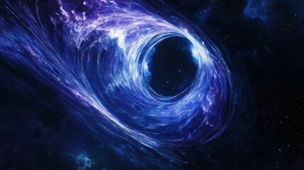 Wall Mural - the vortex of time and space in the depths of the universe