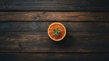 Poster - Free space available for a product or on a wood texture background.