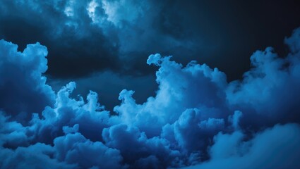 Poster - abstract blue backgrounds