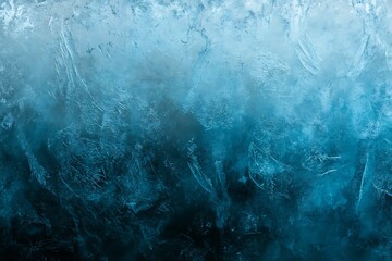 Poster - Abstract blue ice texture background.