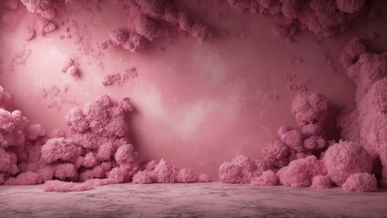 Fototapete - creative pink abstract background image in digital format.