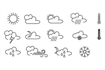 weather forecast icons