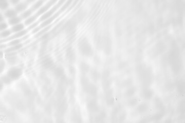 Wall Mural - abstract white transparent water shadow surface texture natural ripple background