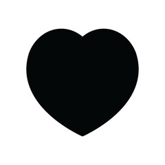 Wall Mural - heart icon, love symbol isolated on transparent background, icon for app or web site, heart PNG