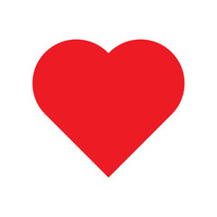 Wall Mural - heart icon, love symbol isolated on transparent background, icon for app or web site, heart PNG