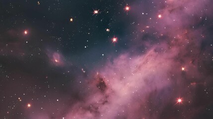 Wall Mural - background with stars and nebula