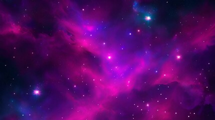 Wall Mural - background with stars and nebula