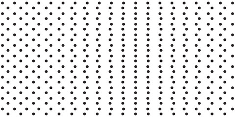 Wall Mural - texture for note or notebook. black sheet paper. white mesh pattern. seamless polka dot background. 