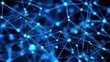 © Sampao - Abstract image of interconnected business communication lines and nodes.