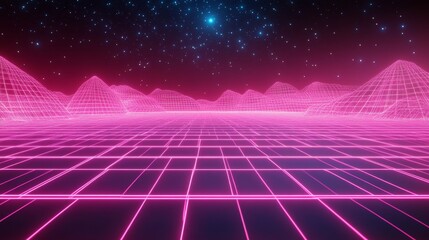 Poster - Exploring digital cyberspace futuristic realm virtual reality digital environment immersive experience connectivity