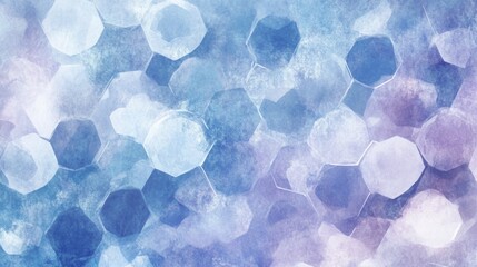 Poster - Creating a tranquil atmosphere with hexagonal patterns interior design digital art contemporary space aesthetic approach