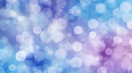 Poster - Creating a soft blue and light purple hexagonal pattern for graphic design digital canvas abstract art creative studio visual aesthetics