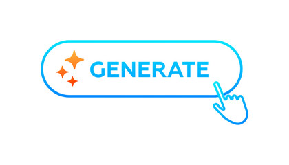 Poster - Abstract AI symbol with vibrant gradient colors, arrow icon, and online typography, showcasing artificial intelligence, web algorithms, and virtual network programs.