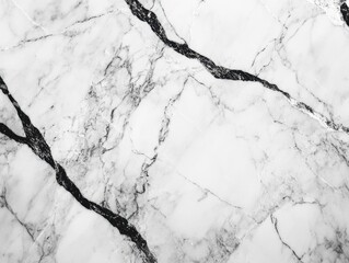 Aufkleber - Captivating marble texture with intricate black veins elegant stone pattern for luxurious design projects