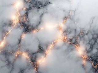 Poster - Elegant marble texture with golden veins abstract background luxury aesthetic design