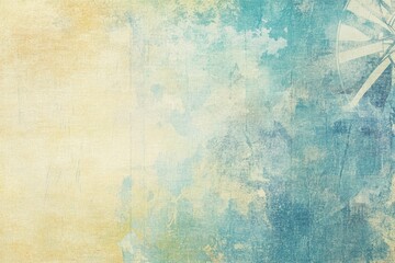 Aufkleber - Soft Abstract Background with Blue and Yellow Texture and Patterns