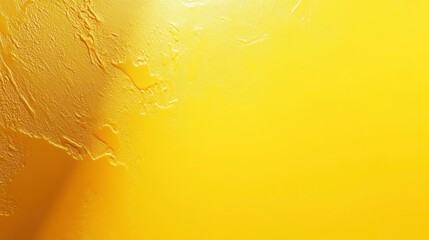 Poster - a vibrant, abstract image featuring a smooth surface of bright yellow, showcasing texture and color 