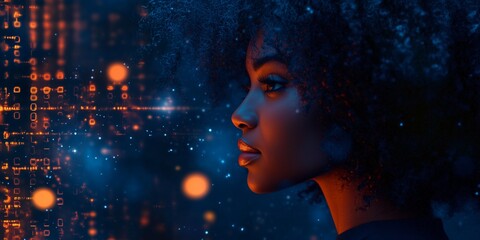 Poster - This discussion explores how technology and diversity in business drive collaboration and inclusion, which are essential for success and sustainable growth in todays changing market