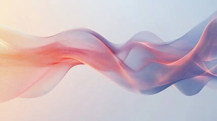 Poster - experience the beauty of abstract light waves representing data flow in a digital space. this image 