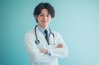 © YURIMA - A confident veterinarian operates effectively in a professional setting, showcasing the importance of being caring, clinical, and dedicated while practicing veterinary medicine in a healthcare office