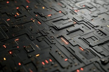 Poster - This abstract image showcases a textured background ideal for AI solutions, emphasizing modern problem-solving concepts and innovative technology.
