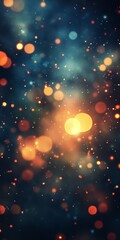 Poster - Discover a mesmerizing abstract bokeh background featuring colorful light effects. This artistic design creates depth and atmosphere, perfect for various creative projects.