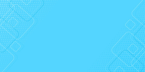 Poster - Presentation background | Banner background | Abstract vector with circle pattern, geometric shape for web, futuristic, greeting, decoration, flyer | Minimal luxury design with sky-blue color