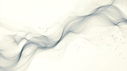 Poster - explore an organic and flowing abstract layout representing iot connections. this modern design capt