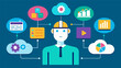 © Justlight - The merging of Artificial Intelligence and consumer data allows for realtime customization of products catering to each individuals unique needs and preferences.. Vector illustration