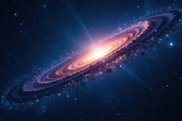 Wall Mural - Dazzling star-studded expanse, infinite darkness punctuated by starlight , twinkling, ethereal, night