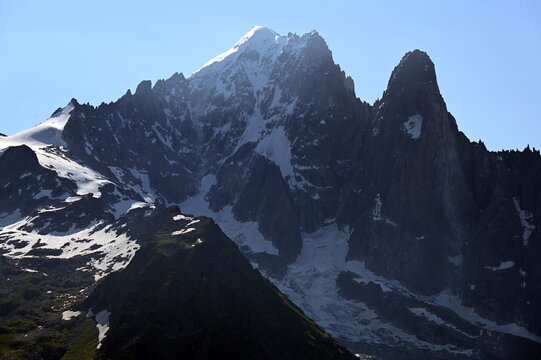 Aiguille Verte und Aiguille du Dru
