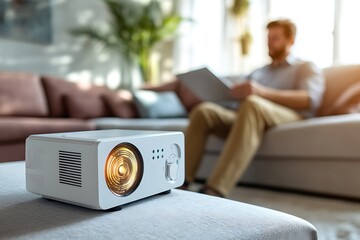 Wall Mural - compact home projector for immersive entertainment