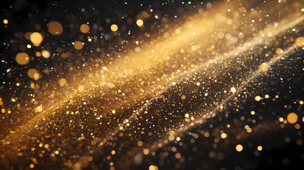 Wall Mural - Ephemeral dust particles suspended in the boundless emptiness of space, dark universe, cosmic suspension, stellar glow. Boundless - Ocean. Illustration