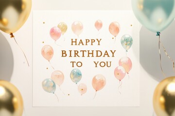 Poster - A card with the inscription 