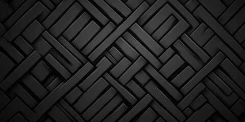 Monochrome Geometric Arrangement of Rectangular Metallic Elements