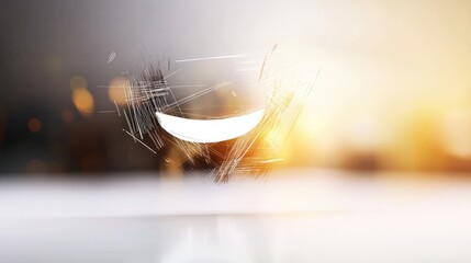 Poster - Dynamic abstract light burst creative studio graphic design modern environment close-up view conceptual art for impact