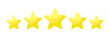 © goldau_design - Five stars shiny illustration.