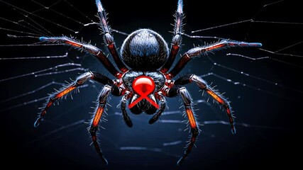 spider on a web