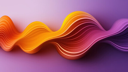 Poster - An Abstract Horizontal Canvas Pulsates With Vibrant Swirling Waves of Color That Seem to Dance Across the Surface