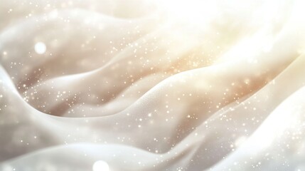 Poster - Creating gentle curves digital studio abstract background virtual environment aerial view white soft design