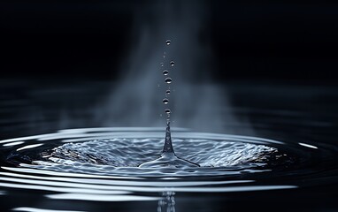 Poster - Water Droplet Impacting Still Water Surface