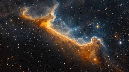 Wall Mural - exploring the cosmic nebula celestial beauty captured in deep space astronomy vibrant colors night s
