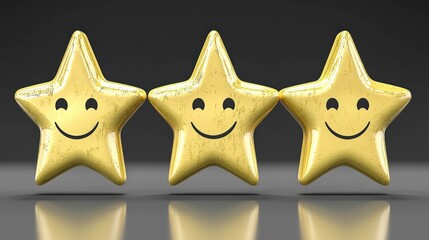 Wall Mural - minimal concept of market research and product review visualization, structured ranking with faces a